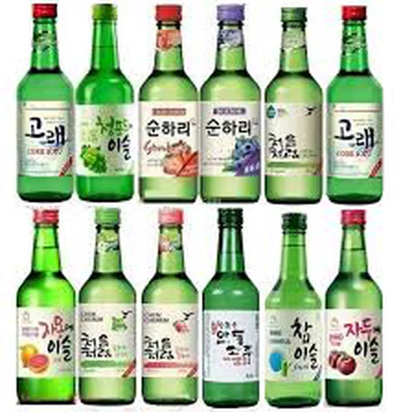 Rượu Soju Damso truyền thống 360ml nhập khẩu Hàn Quốc, trái cây phong phú