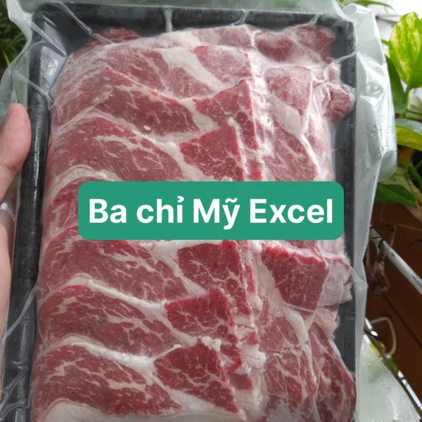 Ba Chỉ Bò Mỹ  EXcell Loại 1