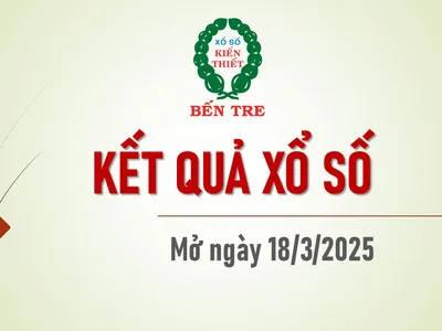 KẾT QUẢ XỔ SỐ KIẾN THIẾT BẾN TRE NGÀY 18/3/2025 KẾT QUẢ XỔ SỐ KIẾN THIẾT BẾN TRE NGÀY 18/3/2025
