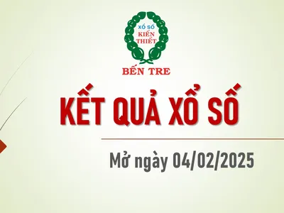 KẾT QUẢ XỔ SỐ KIẾN THIẾT BẾN TRE NGÀY 04/02/2025 KẾT QUẢ XỔ SỐ KIẾN THIẾT BẾN TRE NGÀY 04/02/2025