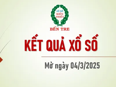 KẾT QUẢ XỔ SỐ KIẾN THIẾT BẾN TRE NGÀY 04/3/2025 KẾT QUẢ XỔ SỐ KIẾN THIẾT BẾN TRE NGÀY 04/3/2025