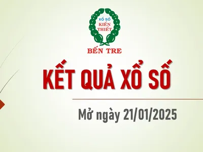 KẾT QUẢ XỔ SỐ KIẾN THIẾT BẾN TRE NGÀY 21/01/2025 KẾT QUẢ XỔ SỐ KIẾN THIẾT BẾN TRE NGÀY 21/01/2025