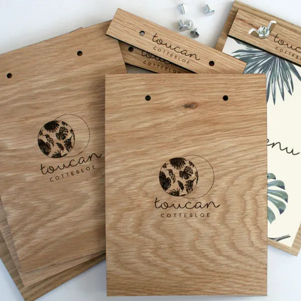 QUÀ TẶNG GỖ KHẮC LASER MENU