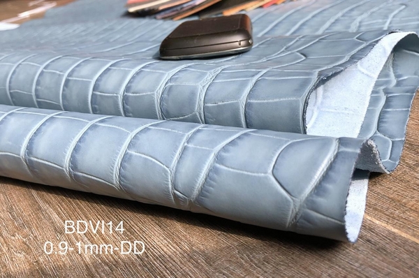 da bò Italy dập vân cá sấu thật