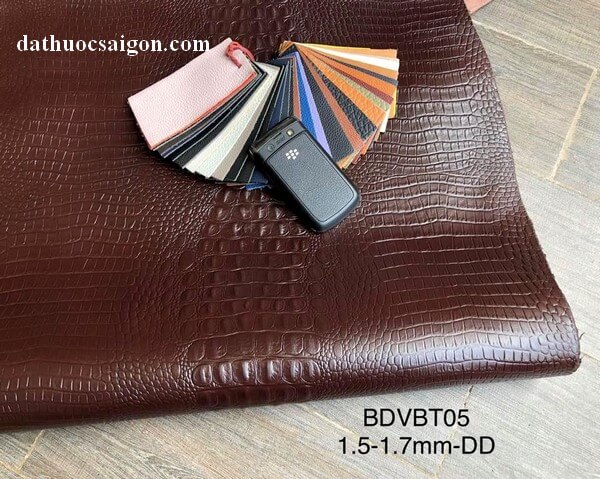 da bò dập vân cá sấu