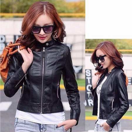 áo khoác nữ da bò