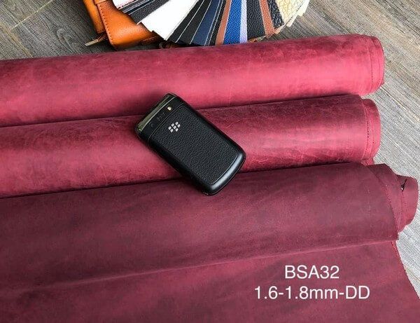 Da bò sáp ngựa điên bán da bò làm đồ handmade