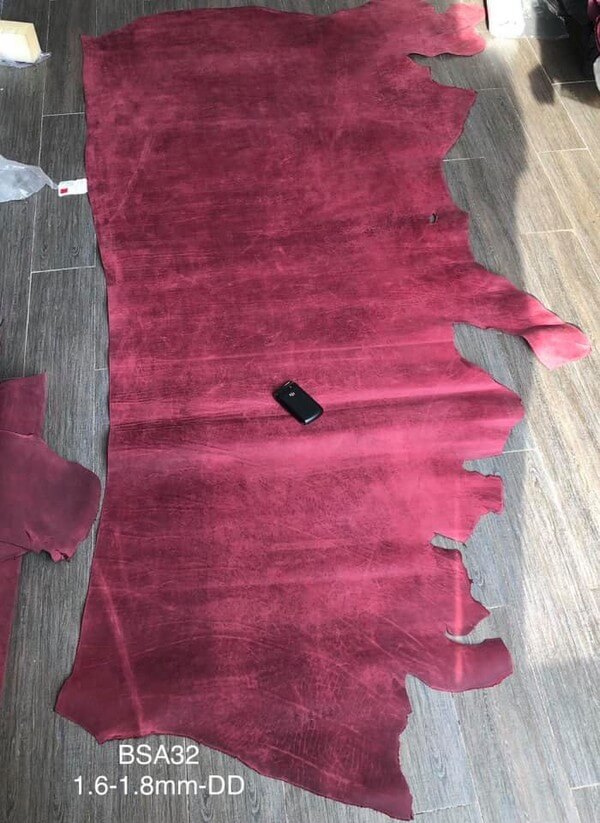 Da bò sáp ngựa điên bán da bò làm đồ handmade