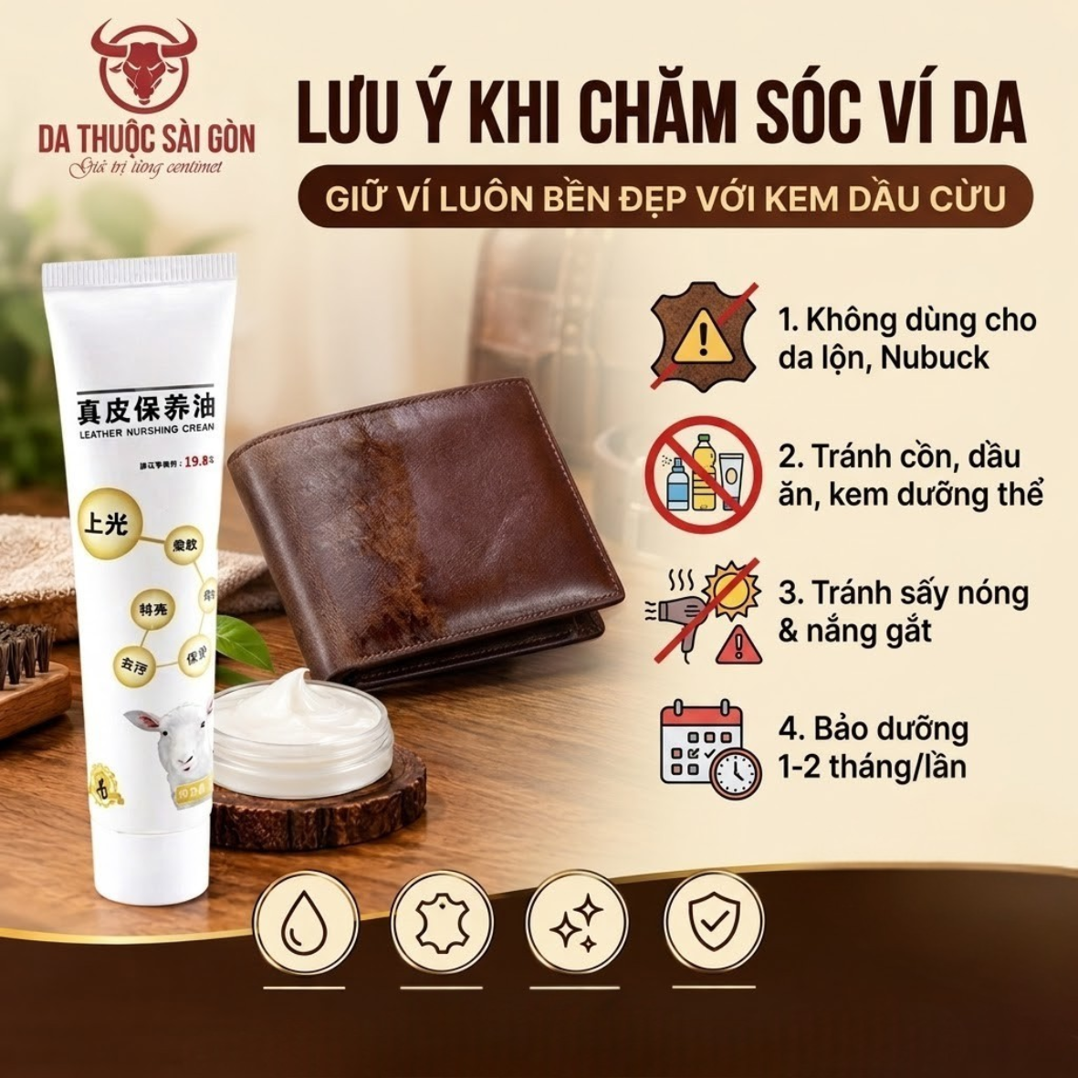 Những sài lầm khi dùng dầu cừu
