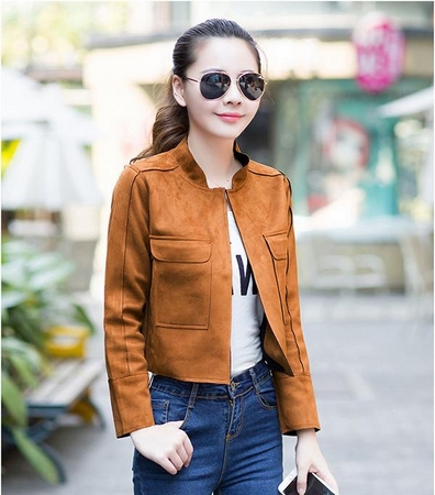 áo khoác nữ da bò