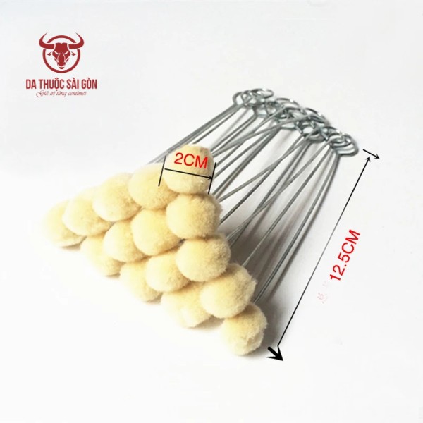 Bông nhuộm da bằng lông cừu