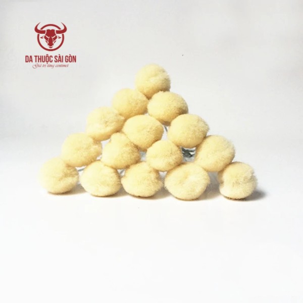 Bông nhuộm da bằng lông cừu