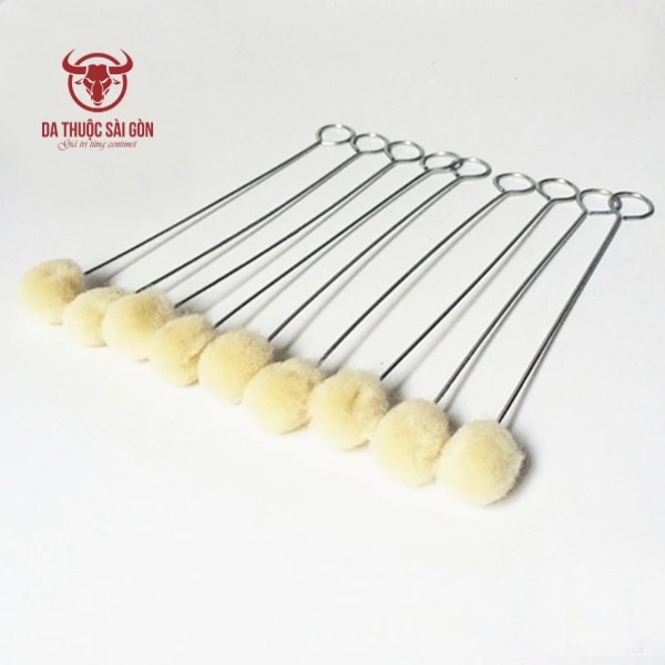 Bông nhuộm da bằng lông cừu