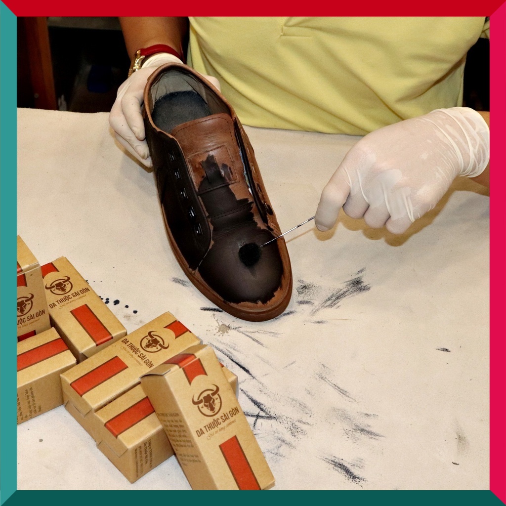 Cách nhuộm màu giày da