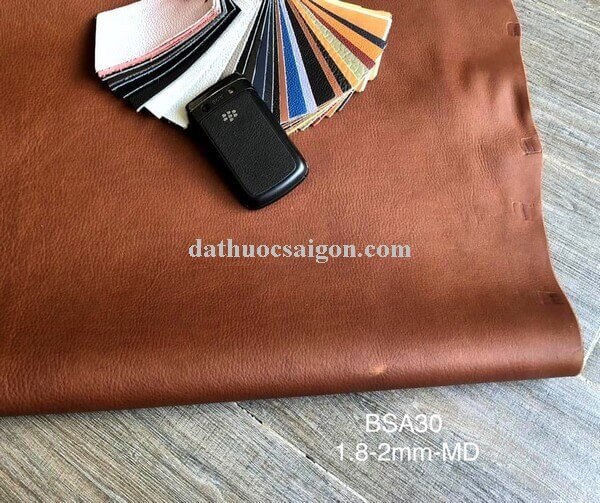 chất liệu da bò sáp