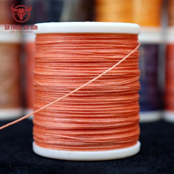Chỉ sáp may da 0.5mm đỏ tươi