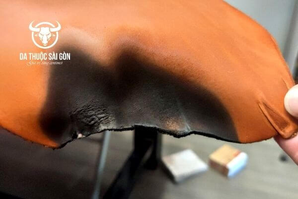 da bò thật đốt có cháy không