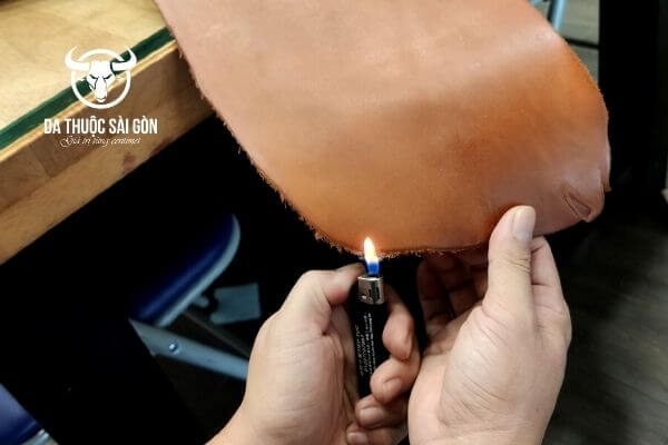 da bò thật đốt có cháy không