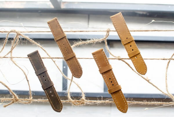 dây đồng hồ da bò sáp