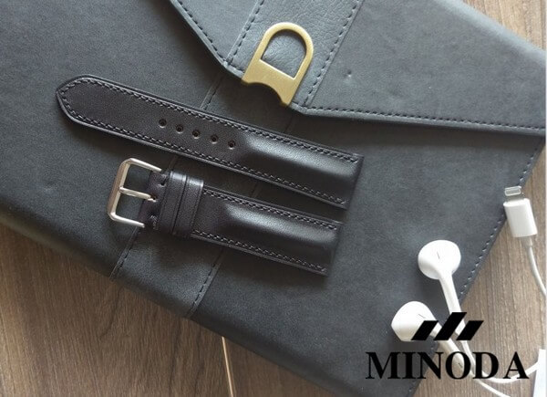 dây đồng hồ da bò sáp