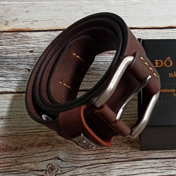 dây nịt da bò sáp