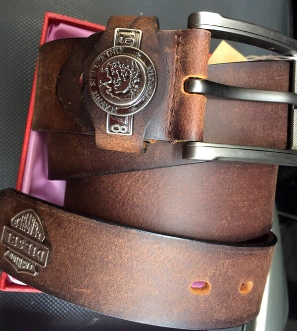 dây nịt da bò sáp