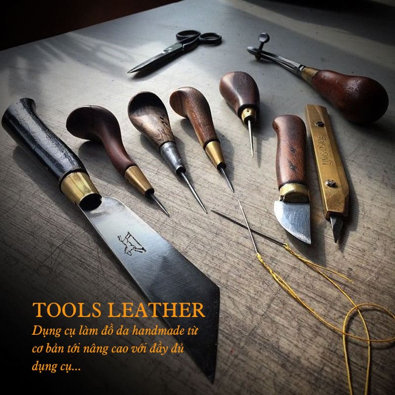 Dụng cụ may túi da