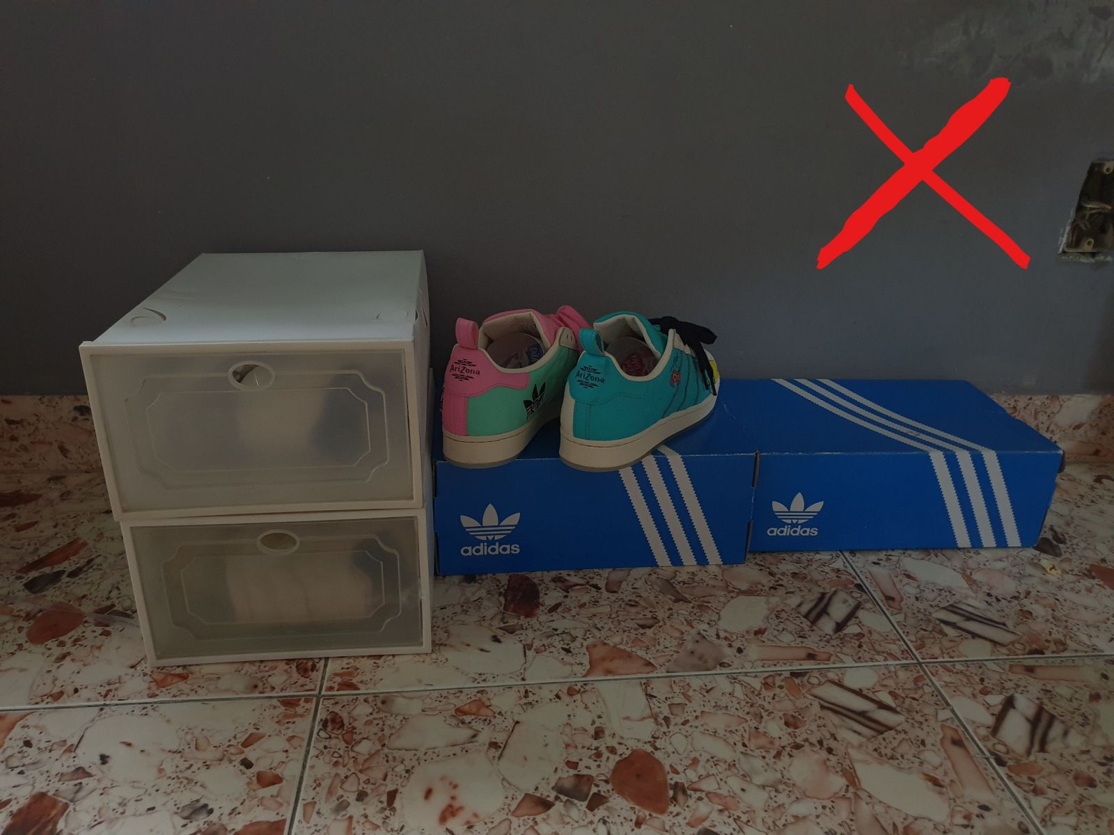 giày vải bị mốc