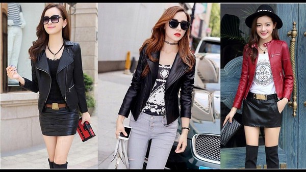 Áo khoác nữ da bò vẻ đẹp sang trọng hợp thời trang