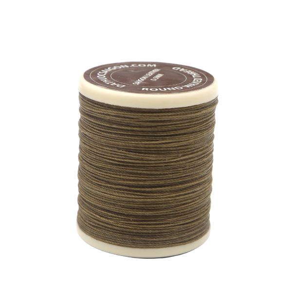 chỉ sáp may da 0.5mm màu xanh rêu nhạt