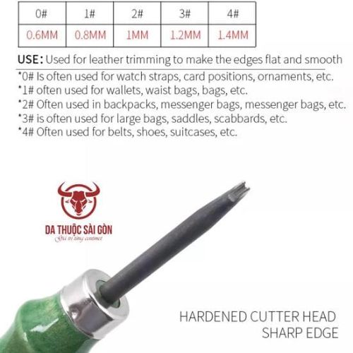 Dụng cụ tỉa viền - mua dụng cụ may đồ da tphcm