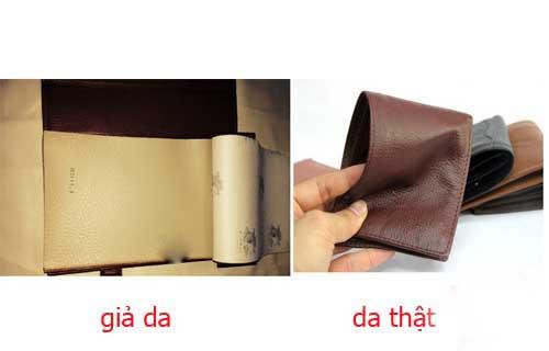 Phân biệt da thật da giả Phân biệt da thật da giả