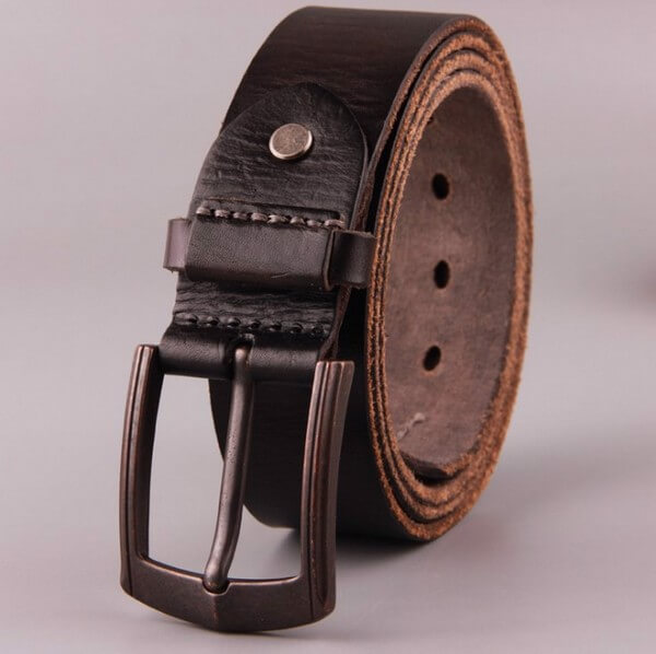 thắt lưng da bò sáp