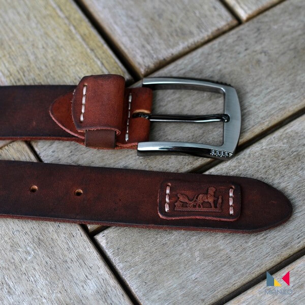 thắt lưng da bò sáp