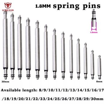 Chốt Đồng Hồ Thép Không Gỉ 316 1.8mm đủ size từ 8mm-26mm