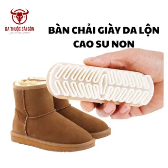 Bàn chải vệ sinh giày da lộn, nubuck chất liệu cao su non cao cấp - Da thuộc Sài Gòn