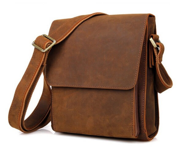 túi đeo chéo da bò sáp