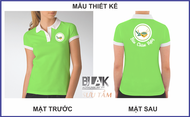 May gia công áo thun đồng phục quán bún Chùm Ngây - Hình 2