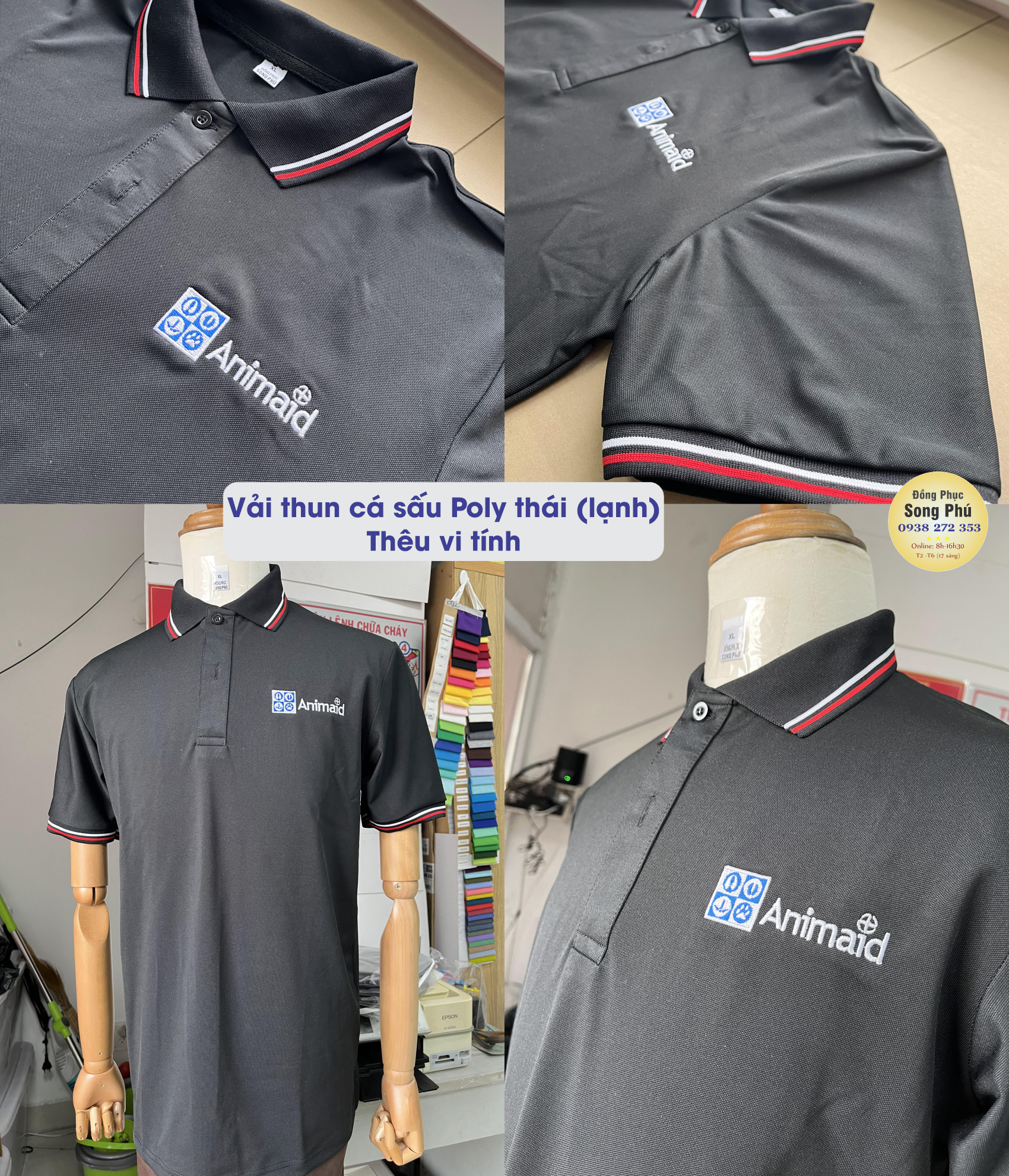 Mẫu áo thun đồng phục gia công