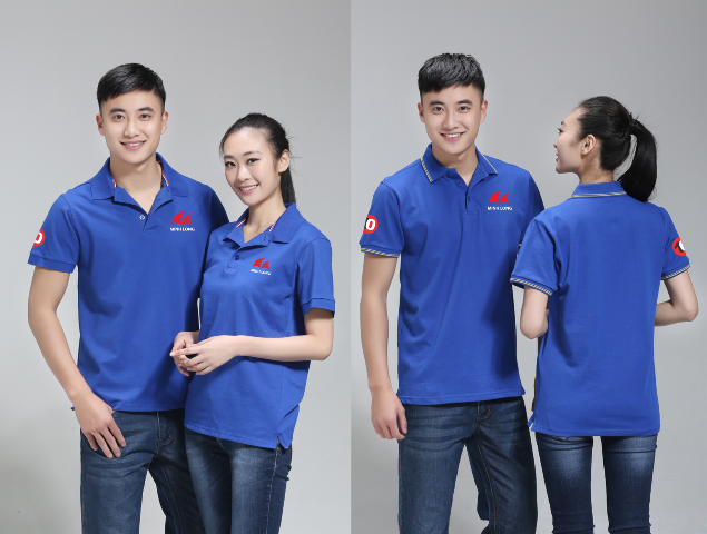 May gia công áo thun đồng phục công ty Minh Long - Hình 3