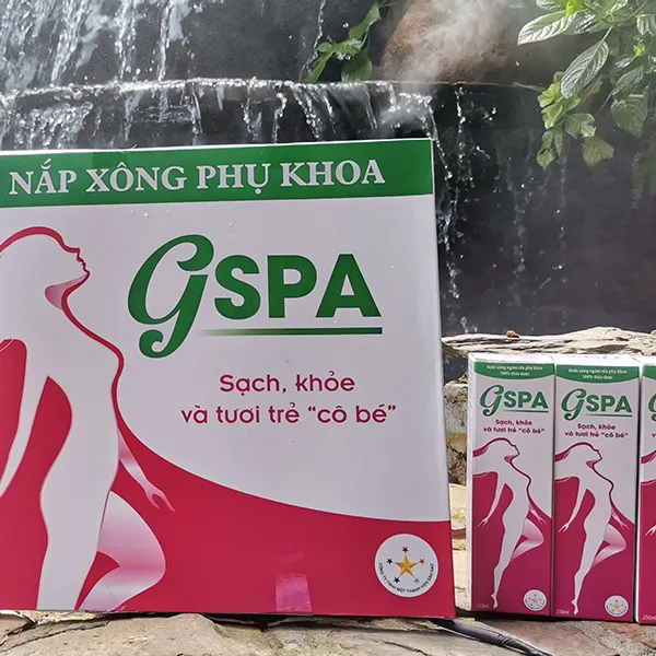 Combo Nước Xông ngâm rửa phụ khoa GSPA và Nắp xông phụ khoa GSPA