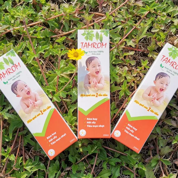 Combo 5 hộp nước tắm thảo dược trị rôm sảy Tamrom 