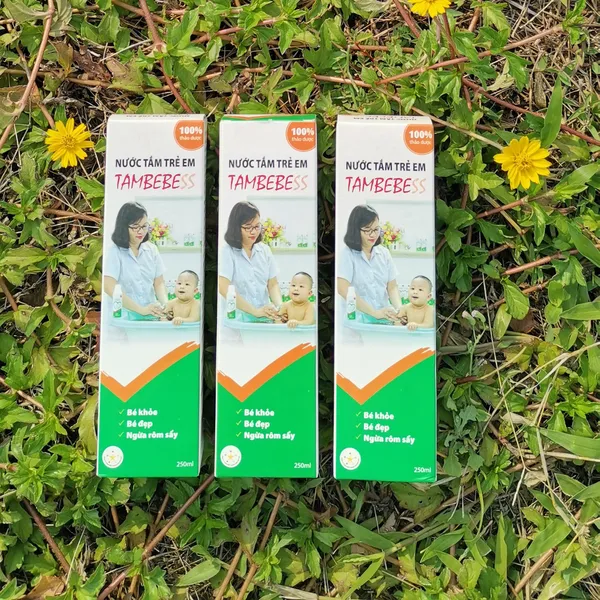 Combo 3 hộp nước tắm trẻ em Tambebe ss