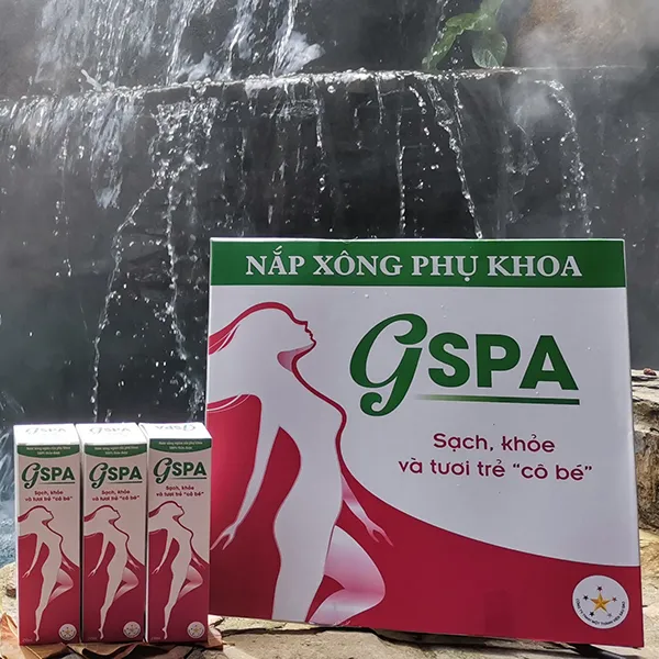 Combo Nước Xông ngâm rửa phụ khoa GSPA và Nắp xông phụ khoa GSPA