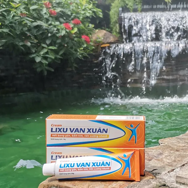 Cream LIXU Vạn Xuân - hỗ trợ điều trị bong gân, gãy xương, bầm tím.