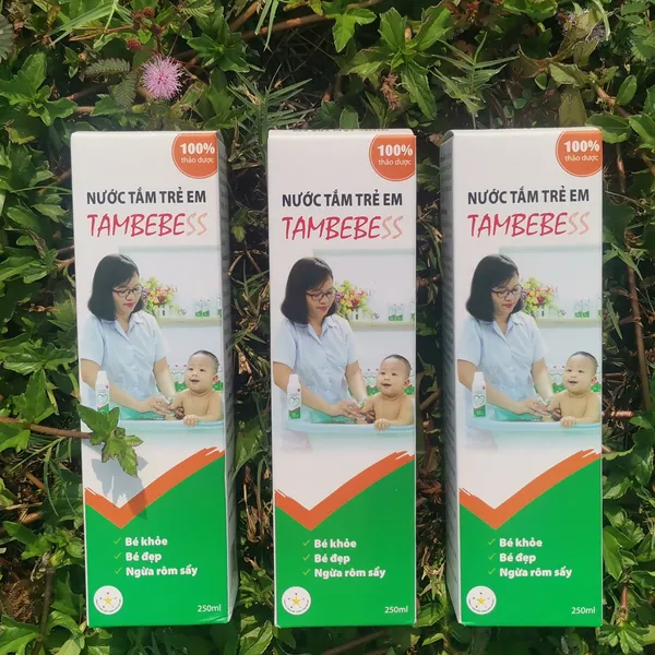 Combo 3 hộp nước tắm trẻ em Tambebe ss