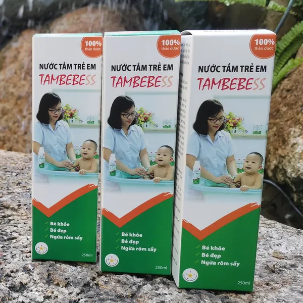 Combo 3 hộp nước tắm trẻ em Tambebe ss
