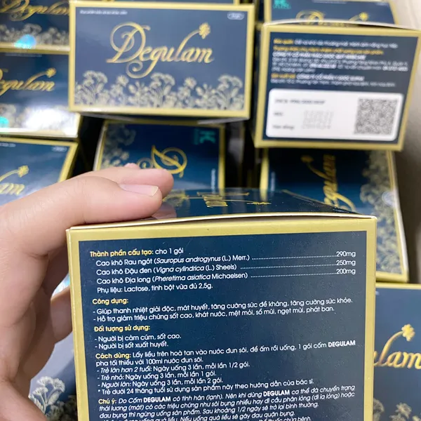 DEGULAM tăng cường miễn dịch, hỗ trợ điều trị sốt xuất huyết, các loại sốt virus.