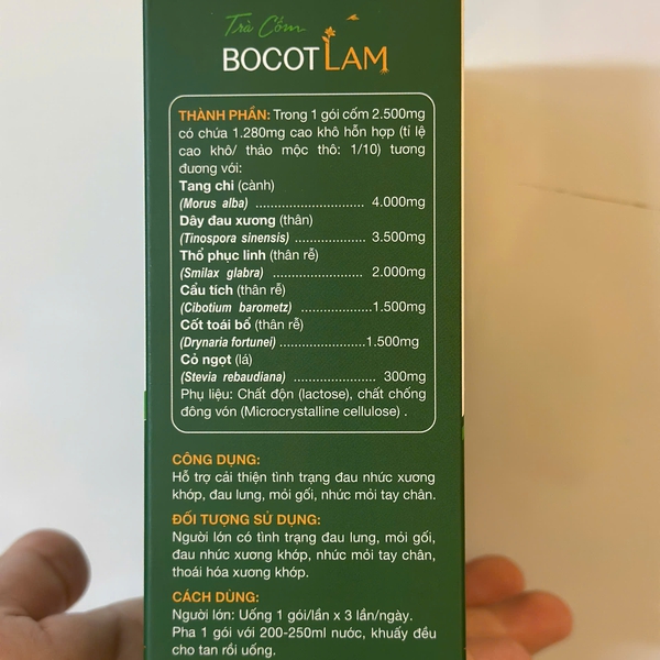 BocotLam - Bổ cốt, mạnh gân 