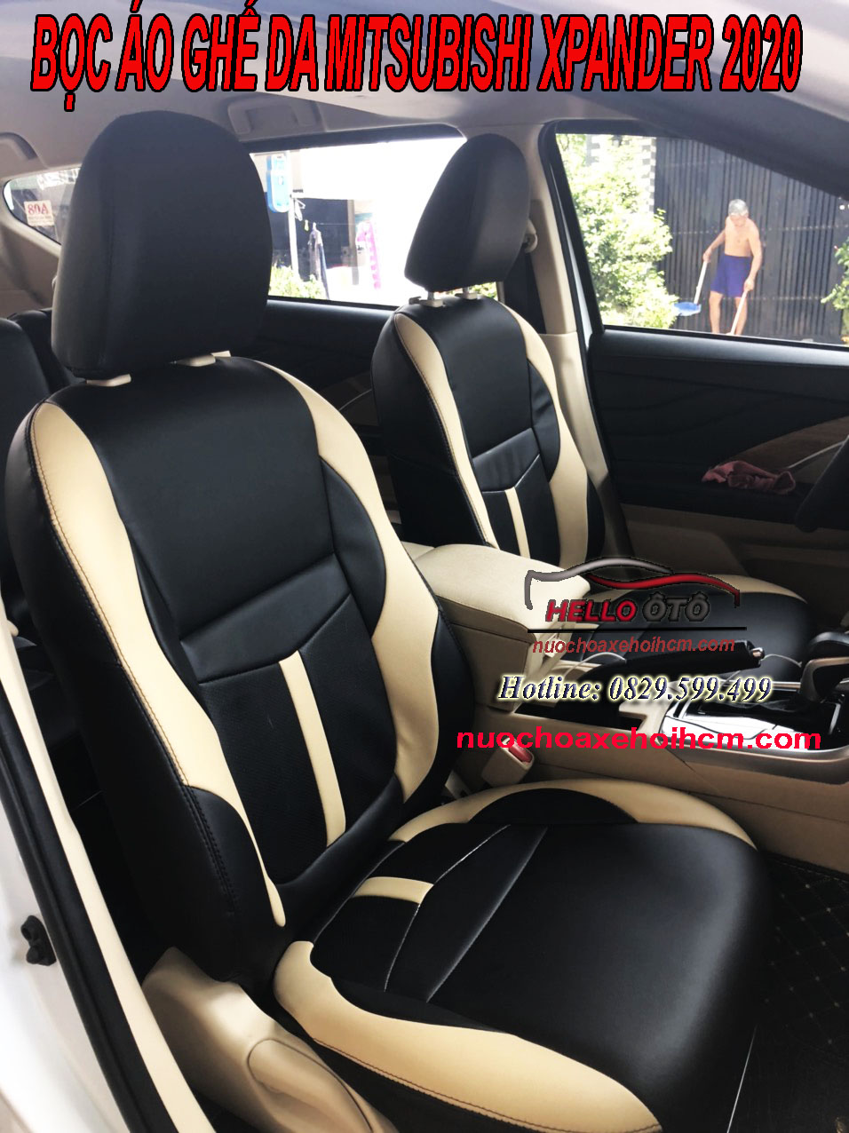 Bọc Áo Ghế Da Cao Cấp Mitsubishi Xpander 2020